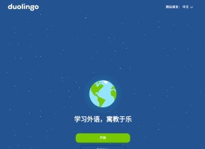 How duolingo.cn looks like on a tablet such as an iPad.