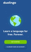 How duolingo.com looks like on a mobile device such as an iPhone.