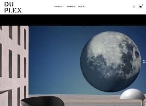 How duplexdsgn.com looks like on a tablet such as an iPad.