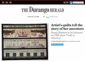 How durangoherald.com looks like on a tablet such as an iPad.