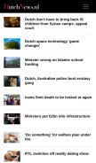 How dutchnews.nl looks like on a mobile device such as an iPhone.