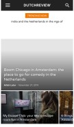How dutchreview.com looks like on a mobile device such as an iPhone.