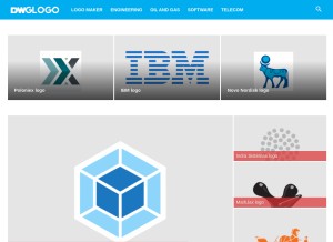 How dwglogo.com looks like on a tablet such as an iPad.
