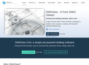 How dwgsee.com looks like on a tablet such as an iPad.