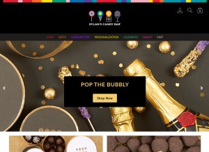 How dylanscandybar.com looks like on a tablet such as an iPad.