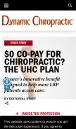 How dynamicchiropractic.com looks like on a mobile device such as an iPhone.