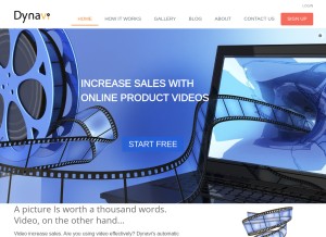 How dynavi.com looks like on a tablet such as an iPad.