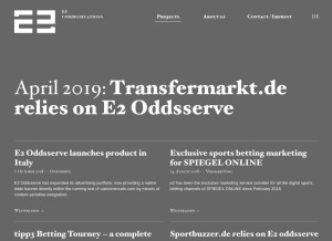 How e-2.at looks like on a tablet such as an iPad.