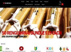 How e-bogu.com looks like on a tablet such as an iPad.