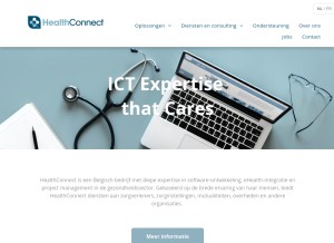 How e-forms.be looks like on a tablet such as an iPad.