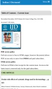 How e-ijd.org looks like on a mobile device such as an iPhone.