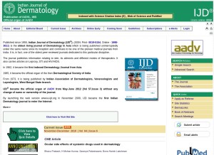 How e-ijd.org looks like on a tablet such as an iPad.