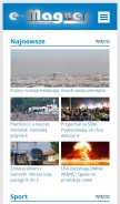 How e-magnes.pl looks like on a mobile device such as an iPhone.