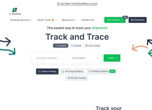 How e-tracking.net looks like on a tablet such as an iPad.