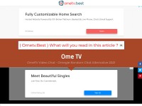 Desktop screenshot for ometv.best