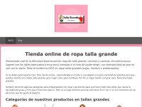 Desktop screenshot for tiendatallagrande.com