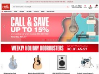 Screenshot of guitarcenter.com