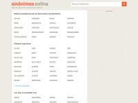 Desktop screenshot for sinonimosonline.com