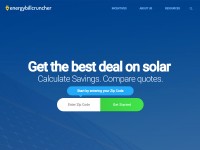 Desktop screenshot for energybillcruncher.com