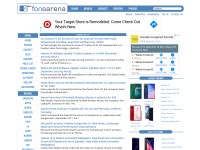 Desktop screenshot for fonearena.com