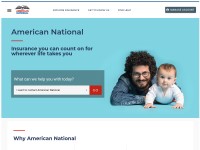 Desktop screenshot for americannational.com