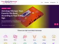 Desktop screenshot for mysignsays.com