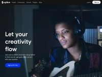 Desktop screenshot for splice.com