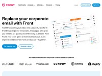 Desktop screenshot for frontapp.com