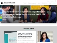 Desktop screenshot for analysisgroup.com