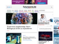 Desktop screenshot for futurezone.de