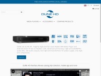 Desktop screenshot for dune-hd.com
