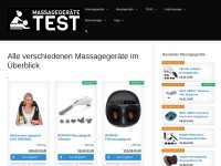 Desktop screenshot for massagegeraete-test.com