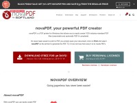Desktop screenshot for novapdf.com