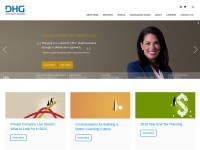 Desktop screenshot for dhg.com