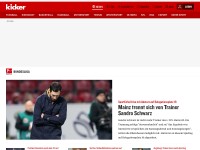 Desktop screenshot for kicker.de