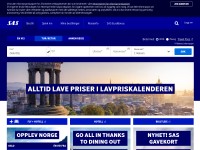 Desktop screenshot for sas.no