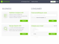 Desktop screenshot for edamam.com