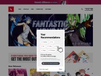 Screenshot of lezhin.com