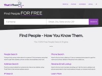 thatsthem.com Domain Owner Whois and Analysis