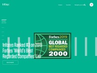 Desktop screenshot for infosys.com