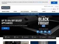 Desktop screenshot for maytag.com