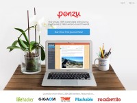 Desktop screenshot for penzu.com