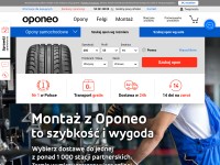 Desktop screenshot for oponeo.pl