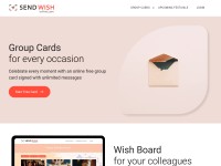 Desktop screenshot for sendwishonline.com