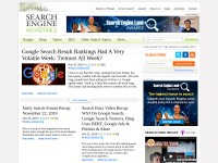 Desktop screenshot for seroundtable.com