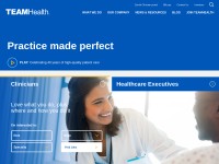 Desktop screenshot for teamhealth.com