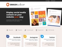 Desktop screenshot for smashballoon.com