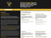 Desktop screenshot for webstandards.org