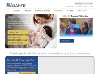 Desktop screenshot for asante.org