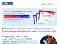 Desktop screenshot for acls.net